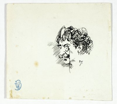 Esquisse de la tête de Whistler - Philip William May