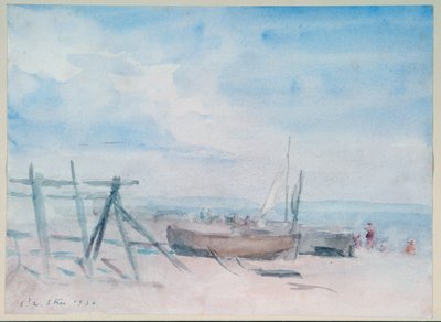 Marée basse, plage de Walmer - Philip Wilson Steer