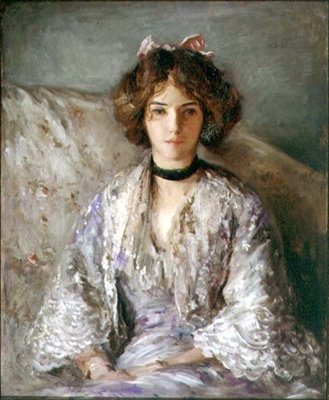 Portrait de Miss Ethel Warwick - Philip Wilson Steer