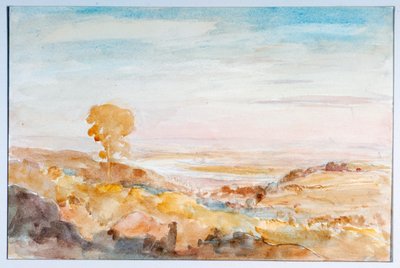 Vallée de la Severn au-dessus de Newnham, depuis Littledean, vers 1909 - Philip Wilson Steer