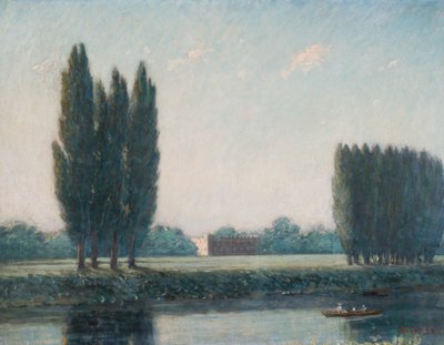 Syon House depuis la rivière, c.1894 - Philip Wilson Steer