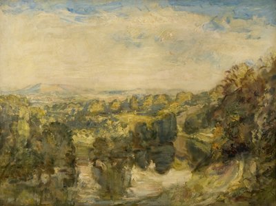 La rivière Teme, soir, près de Ludlow - Les collines de Clee au loin - Philip Wilson Steer