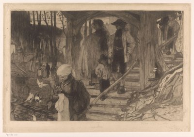 Baptême à Fribourg - Philip Zilcken (signed by artist)