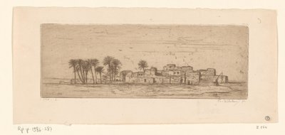 Vue de Côm Al-Akhdar - Philip Zilcken (signed by artist)