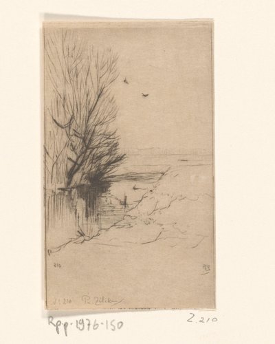 Croquis de paysage - Philip Zilcken (signed by artist)