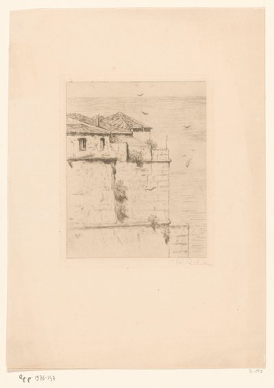 Ancien fort turc à Alger - Philip Zilcken (signed by artist)