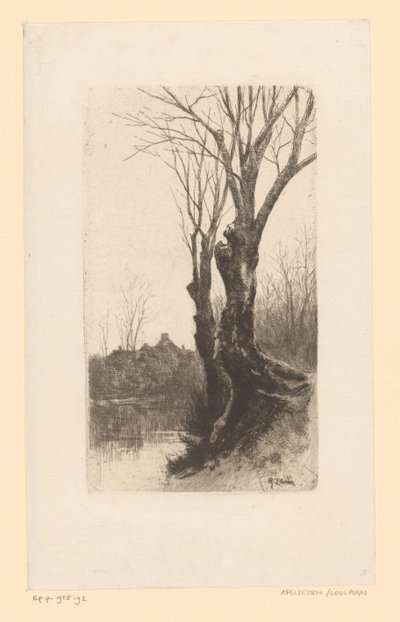 Vue de la Loolaan, près de La Haye - Philip Zilcken