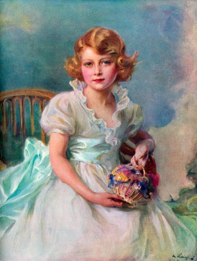 Princesse Elizabeth, 1926-, Reine des Royaumes du Commonwealth, 1937 - Philip de László
