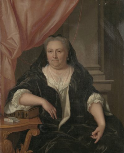 Portrait de Maria van Citters (1684-1752), épouse de Caspar Adriaen Parduyn - Philip van Dijk