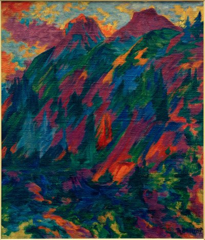 Soir en montagne - Philipp Bauknecht