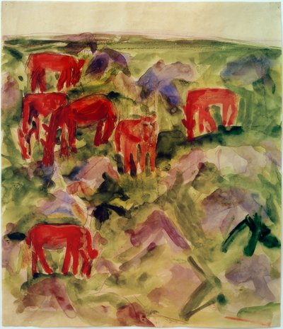 Chevaux rouges - Philipp Bauknecht