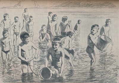 Garçons se baignant, vers 1911 - Philipp Franck