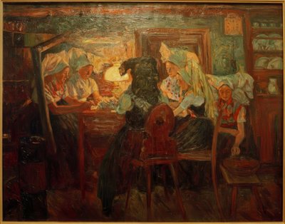 À la lumière de la lampe - Philipp Franck