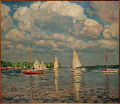 Voiliers sur le Wannsee - Philipp Franck