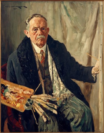 Autoportrait en manteau - Philipp Franck