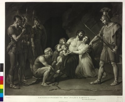 Arrestation de Julius Sabinus - Philipp Friedrich Hetsch