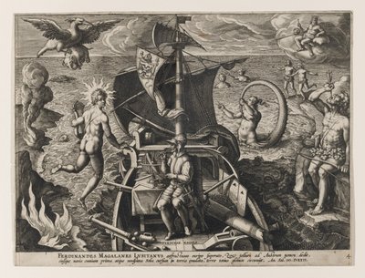 Ferdinand Magellan Lusitanus Americae Retectio, 1591 - Philipp Galle
