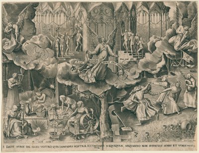 La parabole des vierges sages et folles, 1570 - Philipp Galle