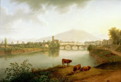 Vue de Pise - Philipp Hackert