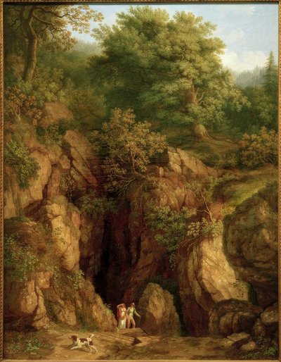 Grotte de Saint François au Mont Verna I - Philipp Hackert