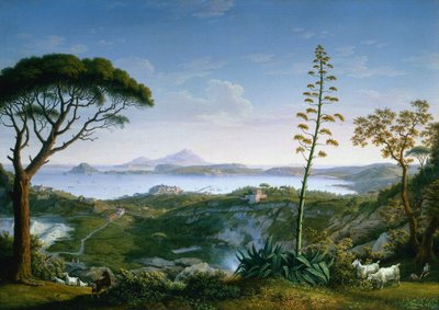 Vue du golfe de Pouzzoles depuis Solfatara, 1803 - Philipp Hackert