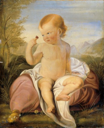 Enfant avec fleur de pois - Philipp Otto Runge
