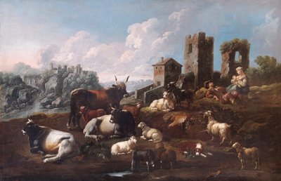 Berger et bétail - Philipp Peter called Rosa da Tivoli Roos