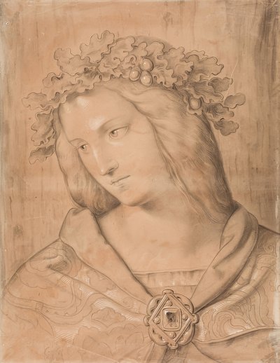 Germania, buste, étude pour la fresque - Philipp Veit