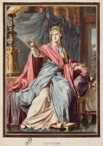 Esther, costume pour Esther de Jean Racine - Philippe (after) Chery