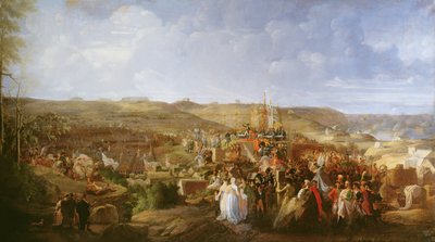Napoléon dans un camp à Boulogne distribuant la Croix de la Légion d