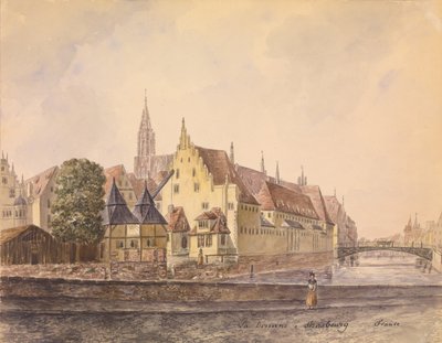 Le Danube à Strasbourg - Philippe Auguste de Peellaert