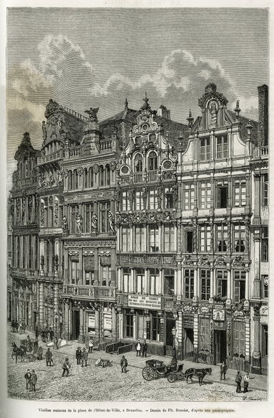 Vieilles maisons sur la place de l