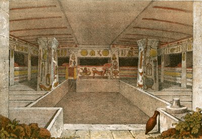 Chambre sépulcrale à Caere - Philippe Benoist