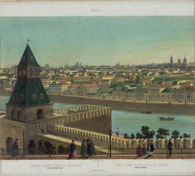 Vue de Zamoskvorechye depuis le mur du Kremlin d