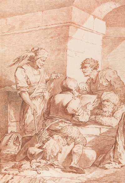 Corps de Garde (Barbares vaincus par un livre) - Philippe Jacques de Loutherbourg