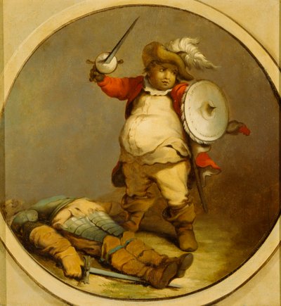 Falstaff avec le corps de Hotspur - Philippe Jacques de Loutherbourg