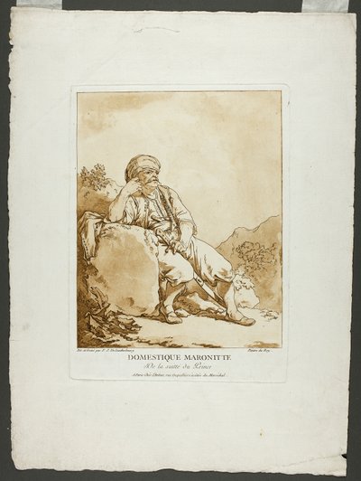 Maronite domestique - Philippe Jacques de Loutherbourg II