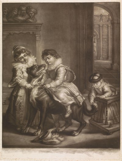 Trois enfants de Rubens - Philippe Joseph Tassaert