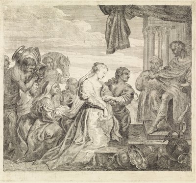 Visite de la reine de Saba - Philippe Lambert Joseph Spruyt