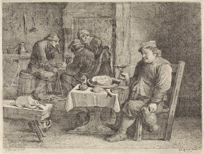 Intérieur paysan - Philippe Lambert Joseph Spruyt
