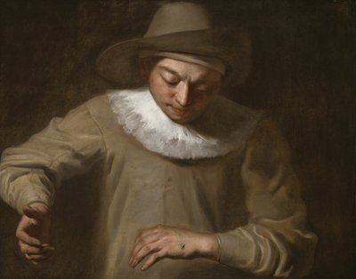 Pierrot attrapant une mouche - Philippe Mercier