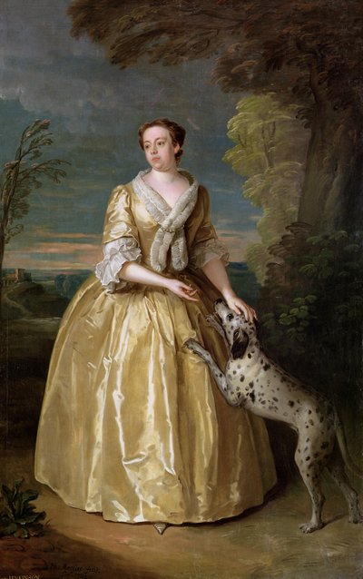 Portrait de Lady Jenkinson - Philippe Mercier