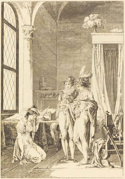 Joconde : Le pardon - Philippe Triere after Jean Baptiste Mallet