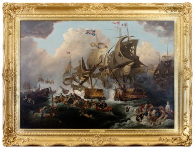 Le glorieux premier juin - Philippe de (after) Loutherbourg