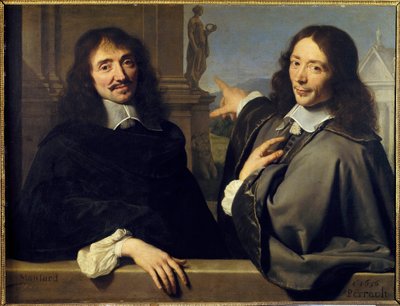 Portrait de François Mansart et Claude Perrault - Philippe de (attr. to) Champaigne