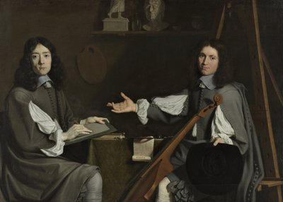Double portrait des deux artistes, 1654 - Philippe de Champaigne