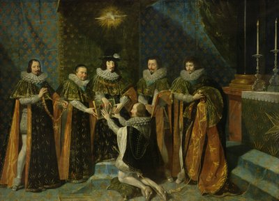 Louis XIII (1601-43) recevant Henri d
