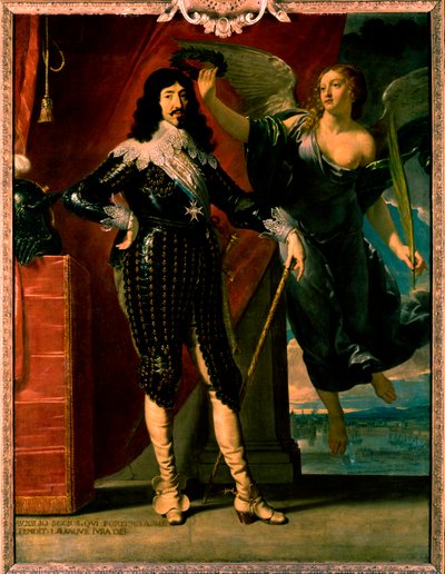 Louis XIII - portrait de son couronnement par Victory - Philippe de Champaigne