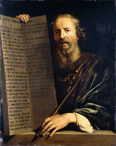 Moïse tenant les Dix Commandements - Philippe de Champaigne