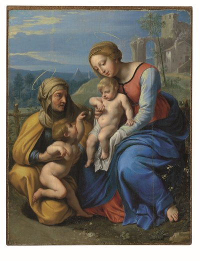 La Sainte Famille avec un moineau - Philippe de Champaigne